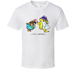 Secret Squirrel Telling Shhhh T Shirt