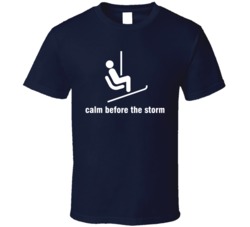 Skiing Winter Sport Snow T Shirt