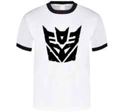 Transformers Decepticon Logo Holes Movie T Shirt