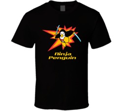 Ninja Penguin Internet Meme T Shirt