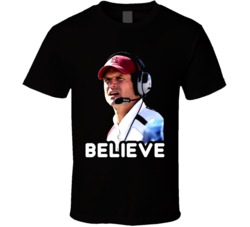Jim Harbaugh Believe Football T Shirt