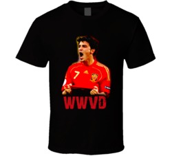 David Villa World Cup Soccer T Shirt