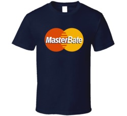 Mastercard Masterbate Parody Credi Card T Shirt