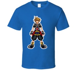Sora Kingdom Hearts Video Game T Shirt
