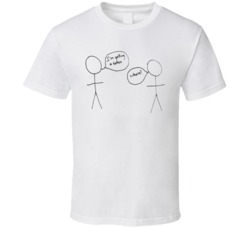 Stick Man Tattoo T Shirt