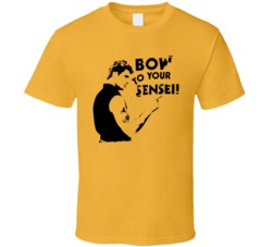 Karate Kid Retro Bow To Your Sensei T Shirt