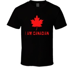 Funny I Am Canadian T Shirt