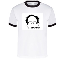 Bernie Sanders Feel The Bern 2016 Silhouette Tshirt