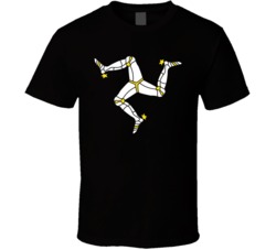 Isle Of Man Flag T Shirt