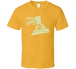 Ghostbusters Where Do These Stairs Go Up Funny T Shirt