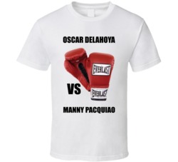 Oscar Delahoya Vs Manny Pacquiao Las Vegas T Shirt