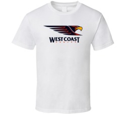 West Coast Eagles Australian Football Sport T Shirt