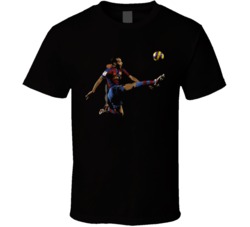 Thierry Henry Soccer Barcelona T Shirt