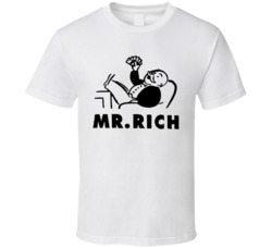 Funny Monopoly Mr Rich T Shirt