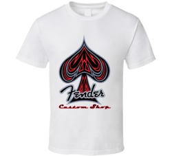 Fender Custom Shop Ace Logo T Shirt