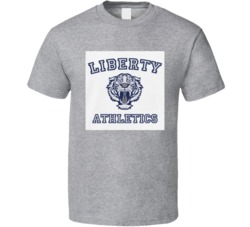 13 Reasons Why Liberty Athletics Netflix Sports Grey T Shirt