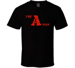 A Team New Movie Tv Show Black T Shirt