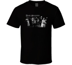 Dark Shadows Horror Cult Tv Show Black T Shirt