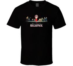 Battlestar Galactica Sci Fi Tv Show Black T Shirt