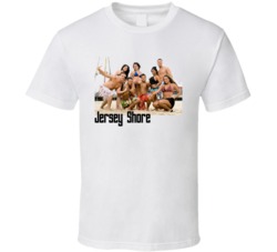 Jersey Shore Mtv Cast Tv Show White T Shirt