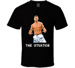 Jersey Shore Mike The Situation Tv Show Black T Shirt
