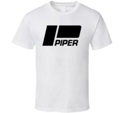 Piper Black Logo T Shirt
