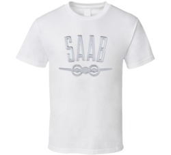 Saab Aircraft Logo T Shirt