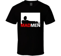 Mad Men Jon Hamm Tv Show Black T Shirt
