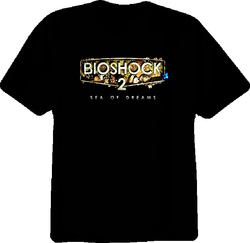 Bioshock 2 Video Game Black T Shirt