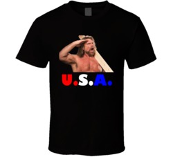 Hacksaw Jim Duggan Usa Wrestling Legend T Shirt