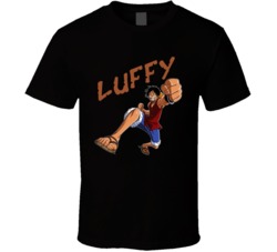 Straw Hat Luffy Monkey D One Piece Anime Manga T Shirt