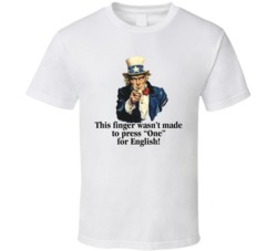 Uncle Sam English T Shirt