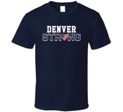 Denver Strong Freedom Usa America Tshirt
