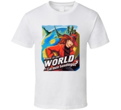 Where In The World Is Carmen Sandiego Video Game T Shirt