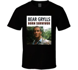 Bear Grylls Man Versus Wild Nature Show T Shirt