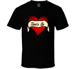 Time&acirc;s Up Tattooed Heart Feminism Woman Femenist  T Shirt