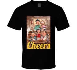 Cheers Bar Tv Show Norm Sam Diane Carla Cliff Tshirt