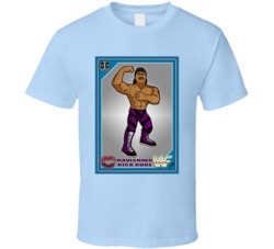 Ravishing Rick Rude Wwf Card Wrestling Tshirt