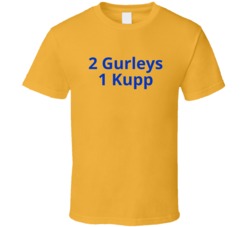 Todd Gurley Cooper Kupp Los Angeles Football Team  T Shirt