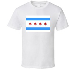 Chicago Flag Windy City T Shirt