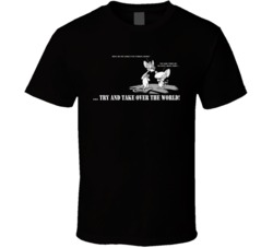 Pinky and the Brain Catoon Funny T Shirt