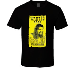 Cactus Jack Wanted Dead Wrestling T Shirt