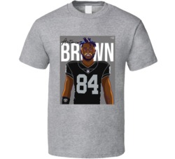 Antonio Brown Oakland Wide Receiver Ab 84 Tshirt