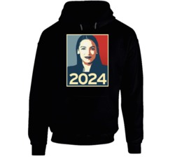 Aoc Alexandria Ocasio Cortez Senator 2024 Hoodie