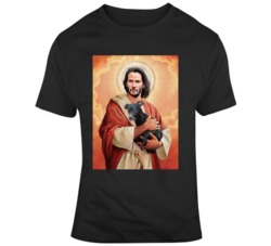 St Saint Keanu Reeves Funny T Shirt