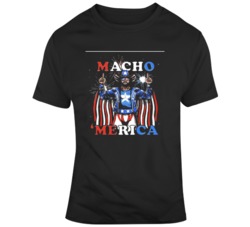 Macho Merica Usa Randy Savage America Man T Shirt