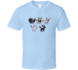 Eeveeloutions Eevee Pokemon Go Alohan T Shirt