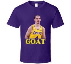 Alex Caruso Los Angeles La Basketball Goat T Shirt