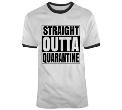 Straight Outta Quarantine Virus T Shirt