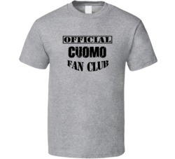 Official Andrew Cuomo Fan Club Governor T Shirt